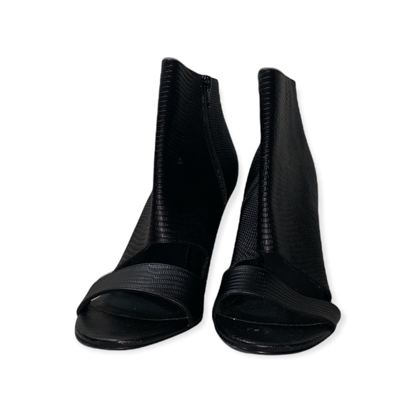 ✨Vince black Open-Toe Booties Size 10 - Picture 2 of 3